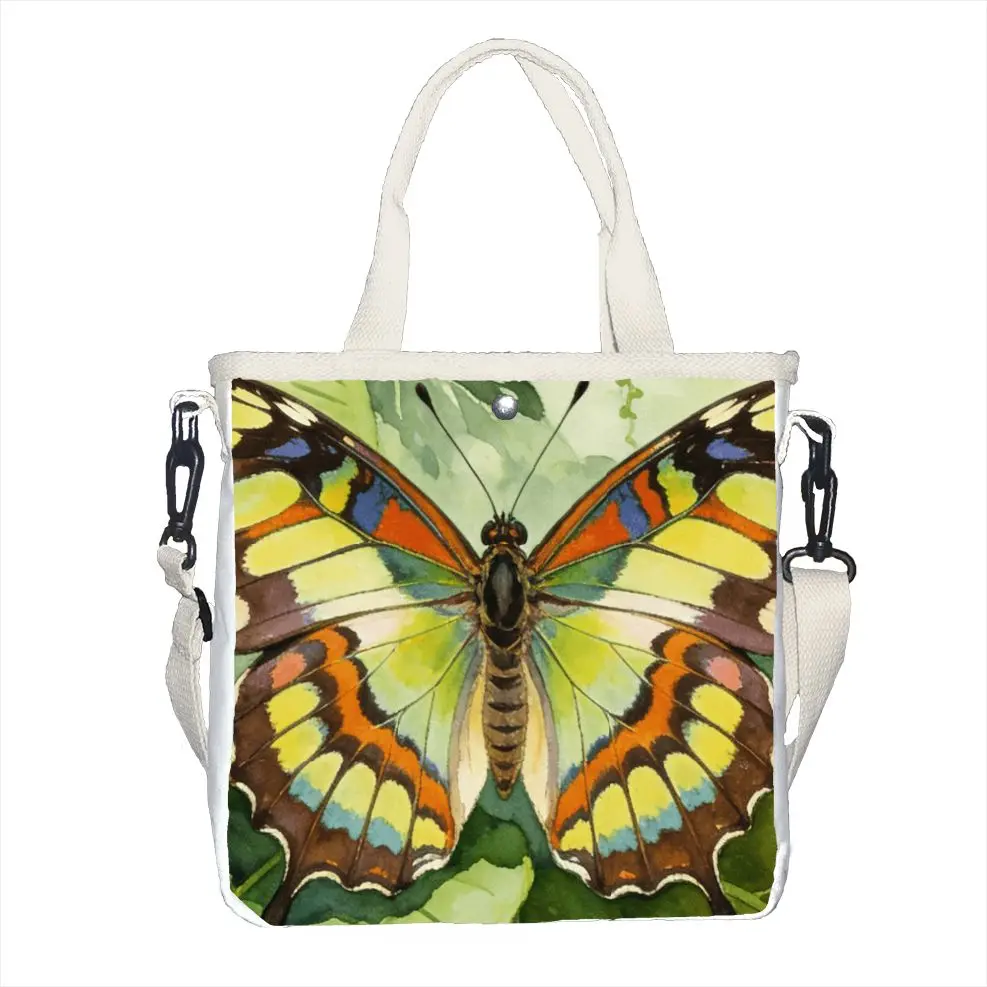 Aesthetic Watercolor Butterfly Print Shoulder Bag Adjustable Strap Lightweight Tote
Aesthetic Watercolor Butterfly Print Shoulder Bag Adjustable Strap Lightweight Tote