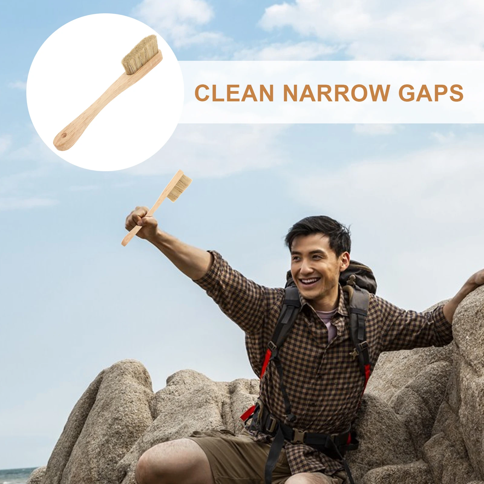 Soft Bristles Mountaineering Lightweight Portable Climbing Cleaning Tool for Bouldering Rocks Rock Fitness Chalk
Soft Bristles Mountaineering Lightweight Portable Climbing Cleaning Tool for Bouldering Rocks Rock Fitness Chalk