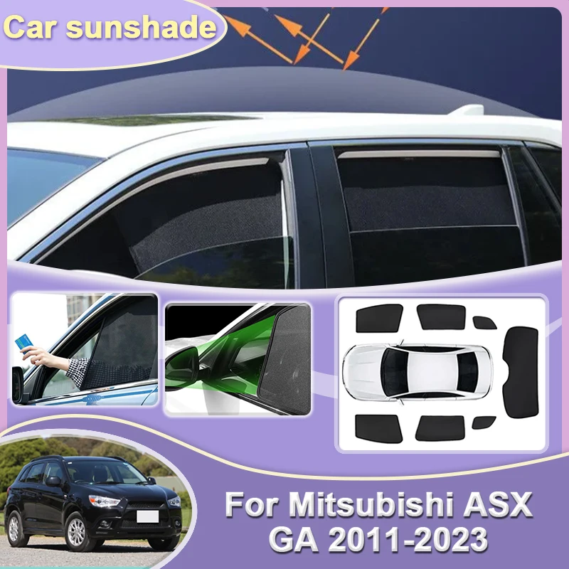 Car Mesh Sunshades For Mitsubishi ASX Accessories RVR Outlander Sport GA 2012-2023 Sunscreen Window Sunshade Magnetic Sun Visors
Car Mesh Sunshades For Mitsubishi ASX Accessories RVR Outlander Sport GA 2012-2023 Sunscreen Window Sunshade Magnetic Sun Visors