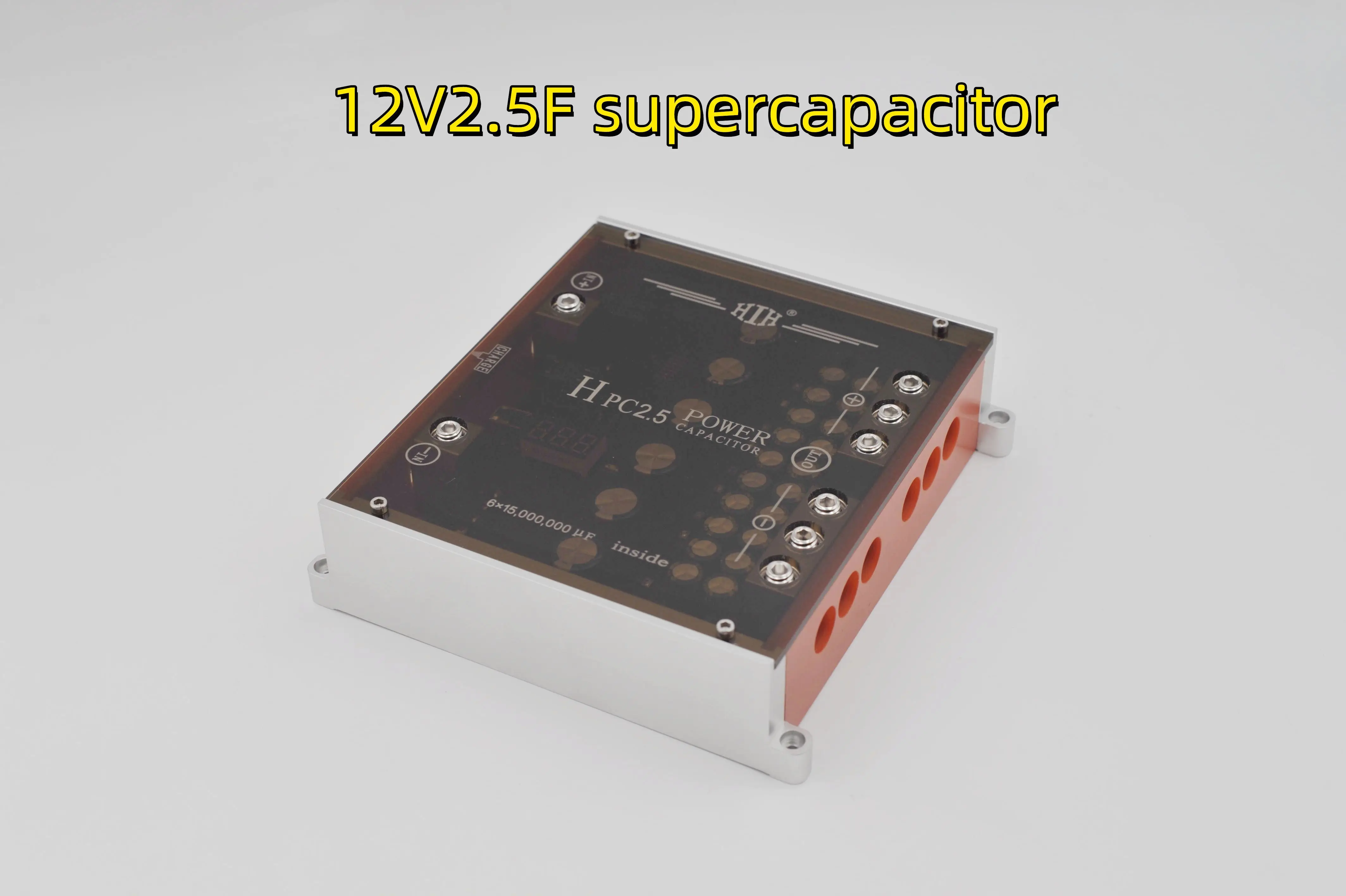 HIH 12V2.5F supercapacitor voltage regulator car start function to enhance the car audio system three outputs for large current
HIH 12V2.5F supercapacitor voltage regulator car start function to enhance the car audio system three outputs for large current