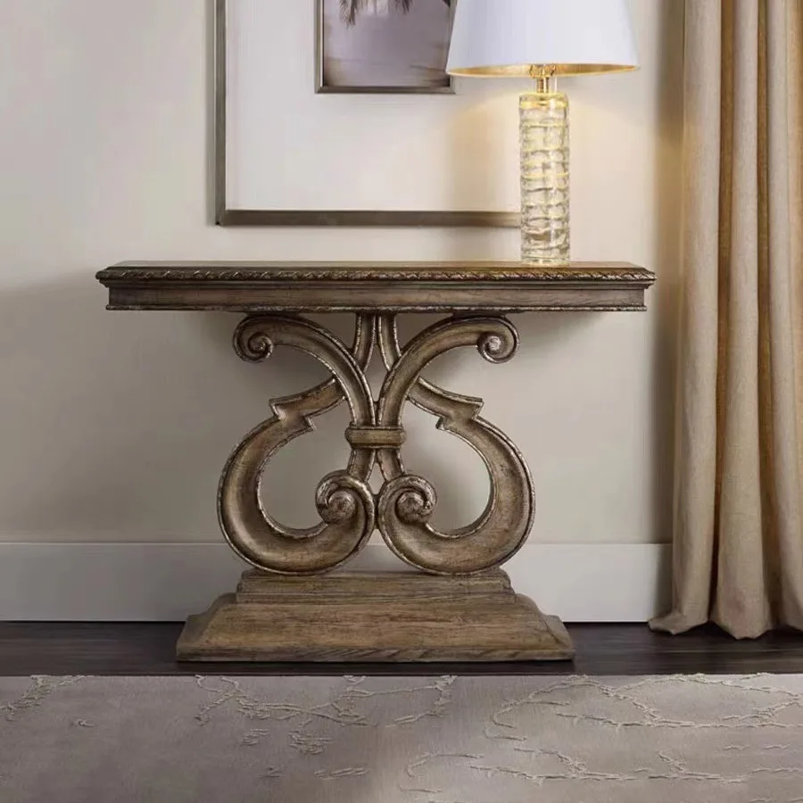 American all-solid wood entrance European living room decorative cabinet entrance table entrance
American all-solid wood entrance European living room decorative cabinet entrance table entrance
