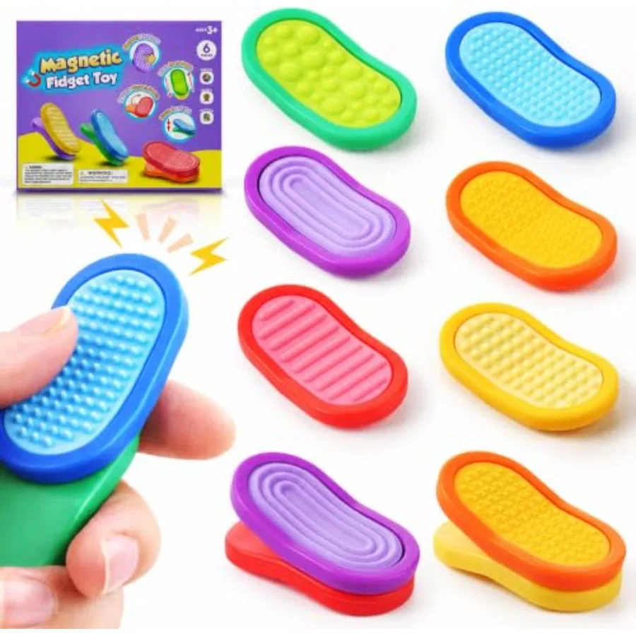 New product tasting price Fidget Sensory Toys for - 6 Pack Silicone Textured Fidget Toys for Calming - Magnetic Sensory Toys fo
New product tasting price Fidget Sensory Toys for - 6 Pack Silicone Textured Fidget Toys for Calming - Magnetic Sensory Toys fo