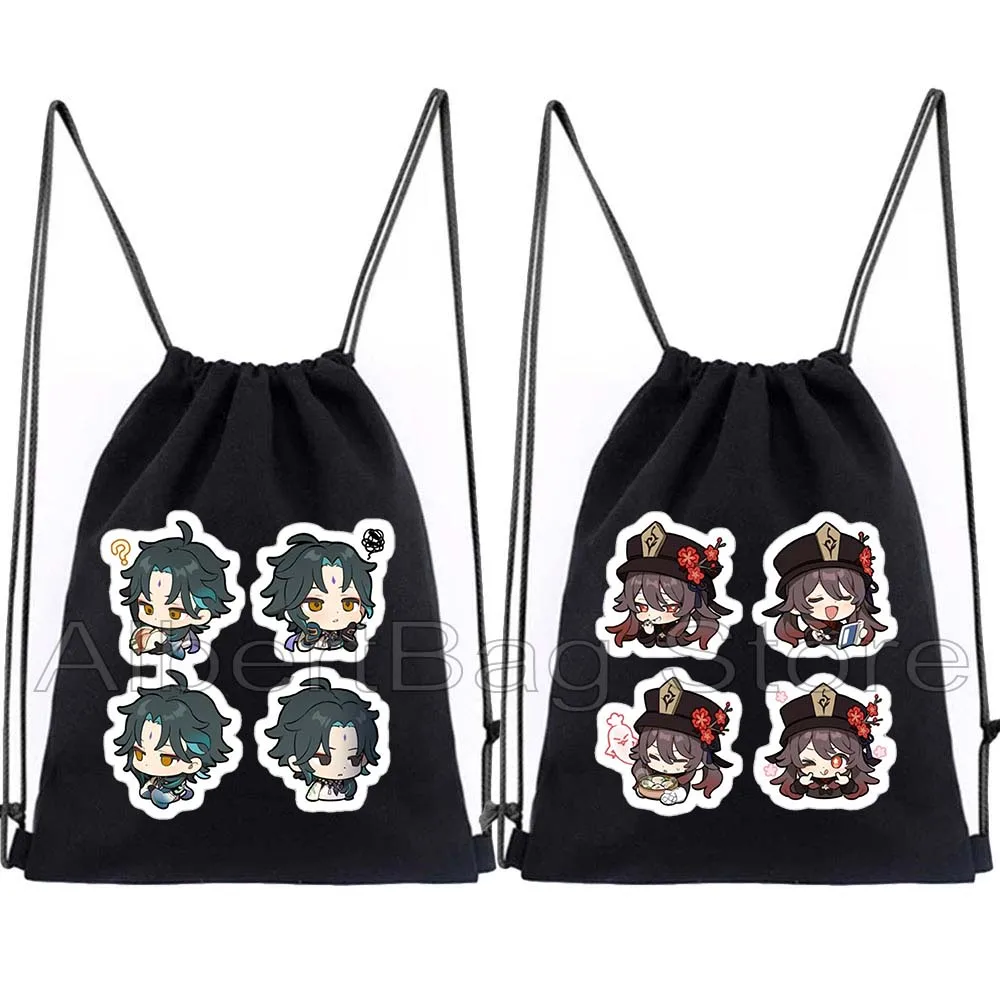 Chibi Hu Tao Xiao Collei Alhaitham Genshin Impact Furina Nilou Venti Thoma Zhongli Anime Drawstring Bag Soccer Backpack Sackpack 
Chibi Hu Tao Xiao Collei Alhaitham Genshin Impact Furina Nilou Venti Thoma Zhongli Anime Drawstring Bag Soccer Backpack Sackpack