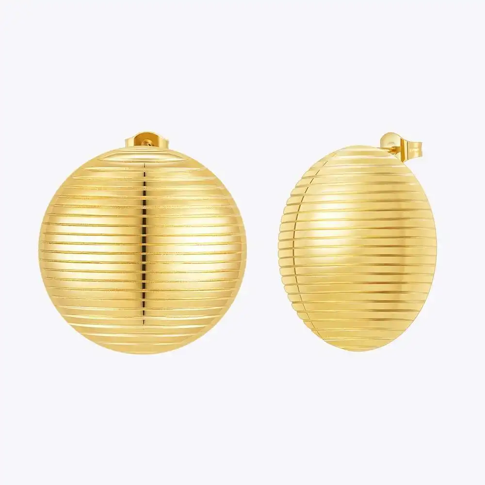 ENFASHION Round Stripe Earrings For Women's Aretes De Mujer Stainless steel 18k Gold Plated Fashion Jewelry Dating Party E241582
ENFASHION Round Stripe Earrings For Women's Aretes De Mujer Stainless steel 18k Gold Plated Fashion Jewelry Dating Party E241582