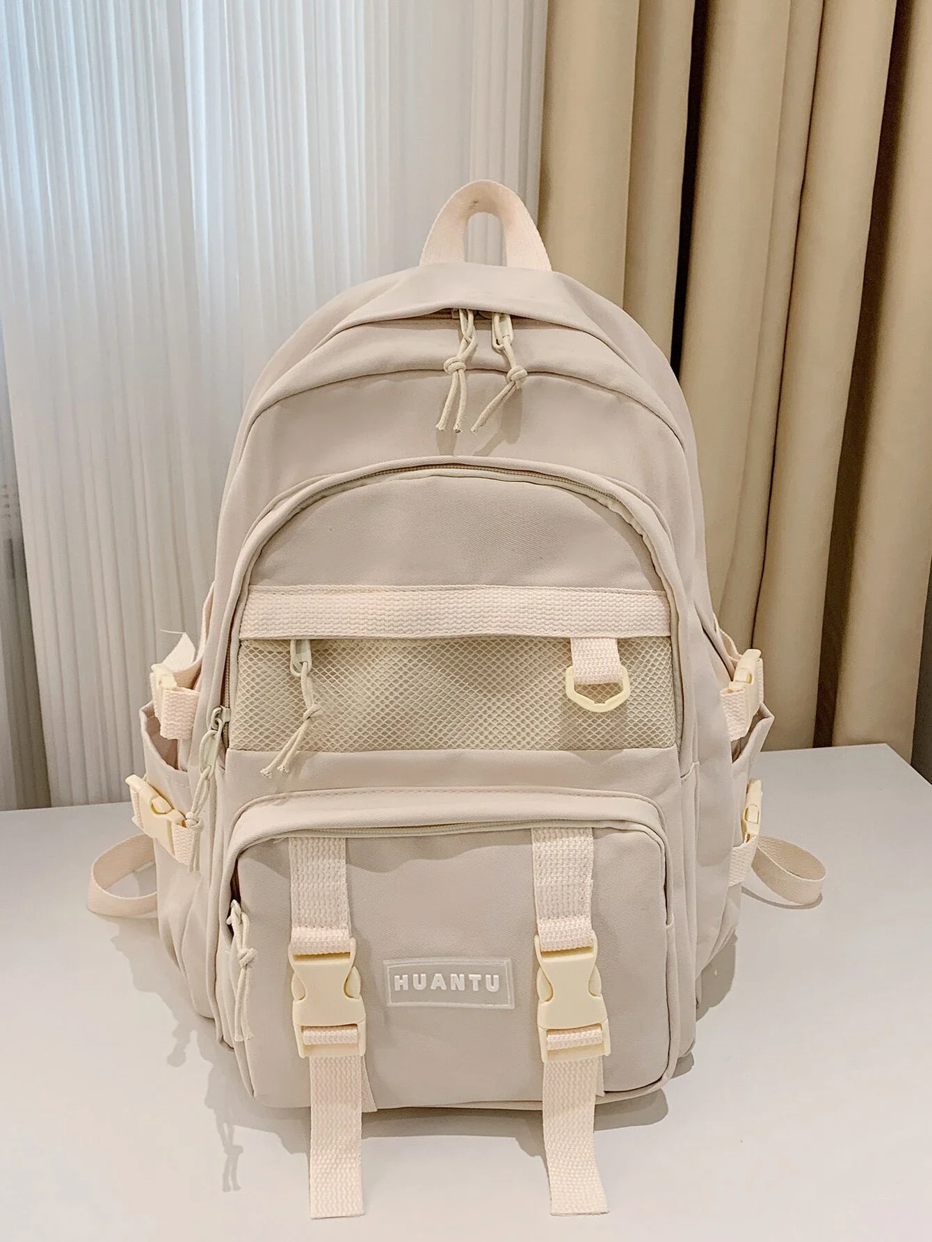 New Arrival Large Capacity Solid Color Backpack, Versatile Shoulder Bag Gift Outdoor Travel
New Arrival Large Capacity Solid Color Backpack, Versatile Shoulder Bag Gift Outdoor Travel