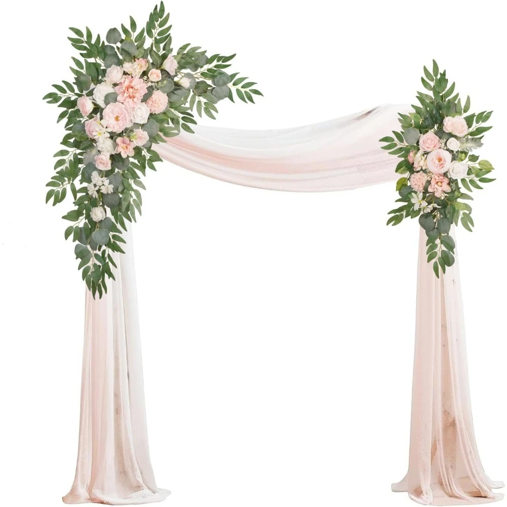 Pack of 2 Wedding Arch, Artificial Flowers, Wedding Decor,Flower Garland Be Suited to Banquet, Party, Reception Entrance Welcome
Pack of 2 Wedding Arch, Artificial Flowers, Wedding Decor,Flower Garland Be Suited to Banquet, Party, Reception Entrance Welcome
