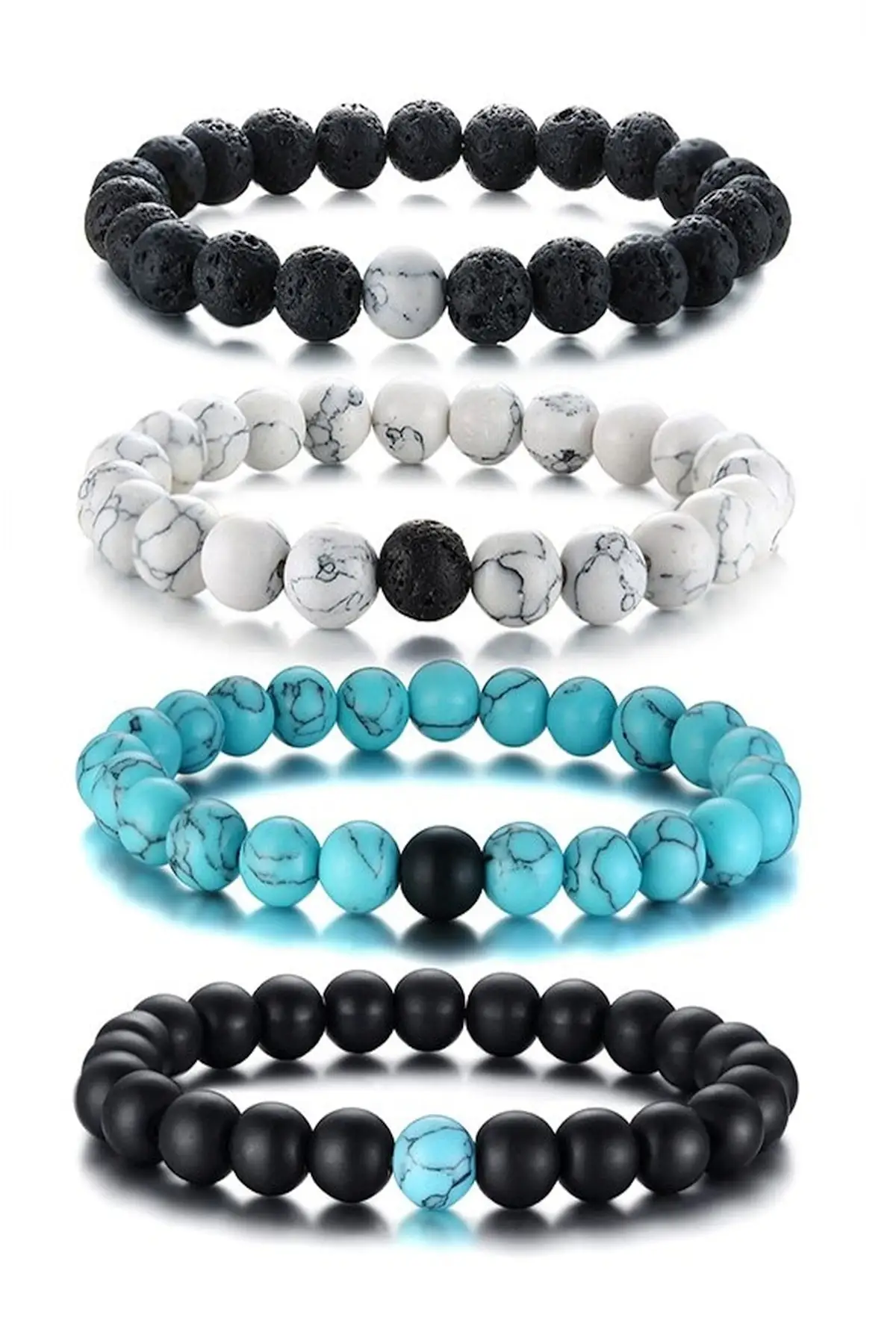 Natural Stone Chakra Energy Bracelet 4 Pcs Gift Products Jewelry For Men Non-Dark Material 20 Cm Length Arm Accessory
Natural Stone Chakra Energy Bracelet 4 Pcs Gift Products Jewelry For Men Non-Dark Material 20 Cm Length Arm Accessory