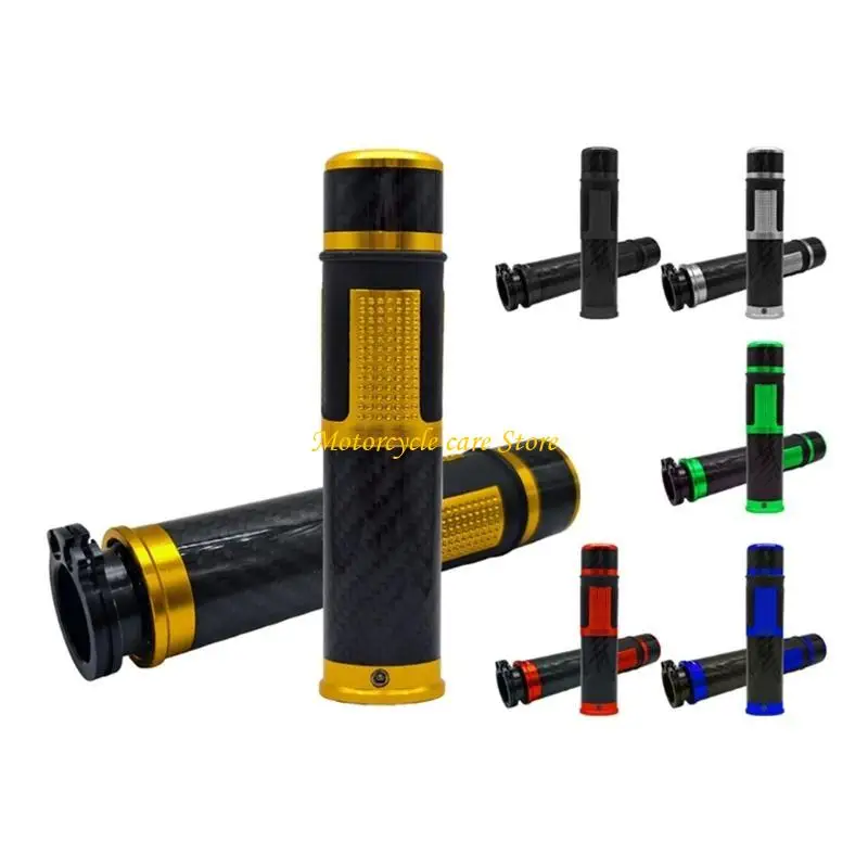 U75F Lightweight Motorcycle Handlebar Grips with Carbon Fiber Design Pair for Comfort
U75F Lightweight Motorcycle Handlebar Grips with Carbon Fiber Design Pair for Comfort