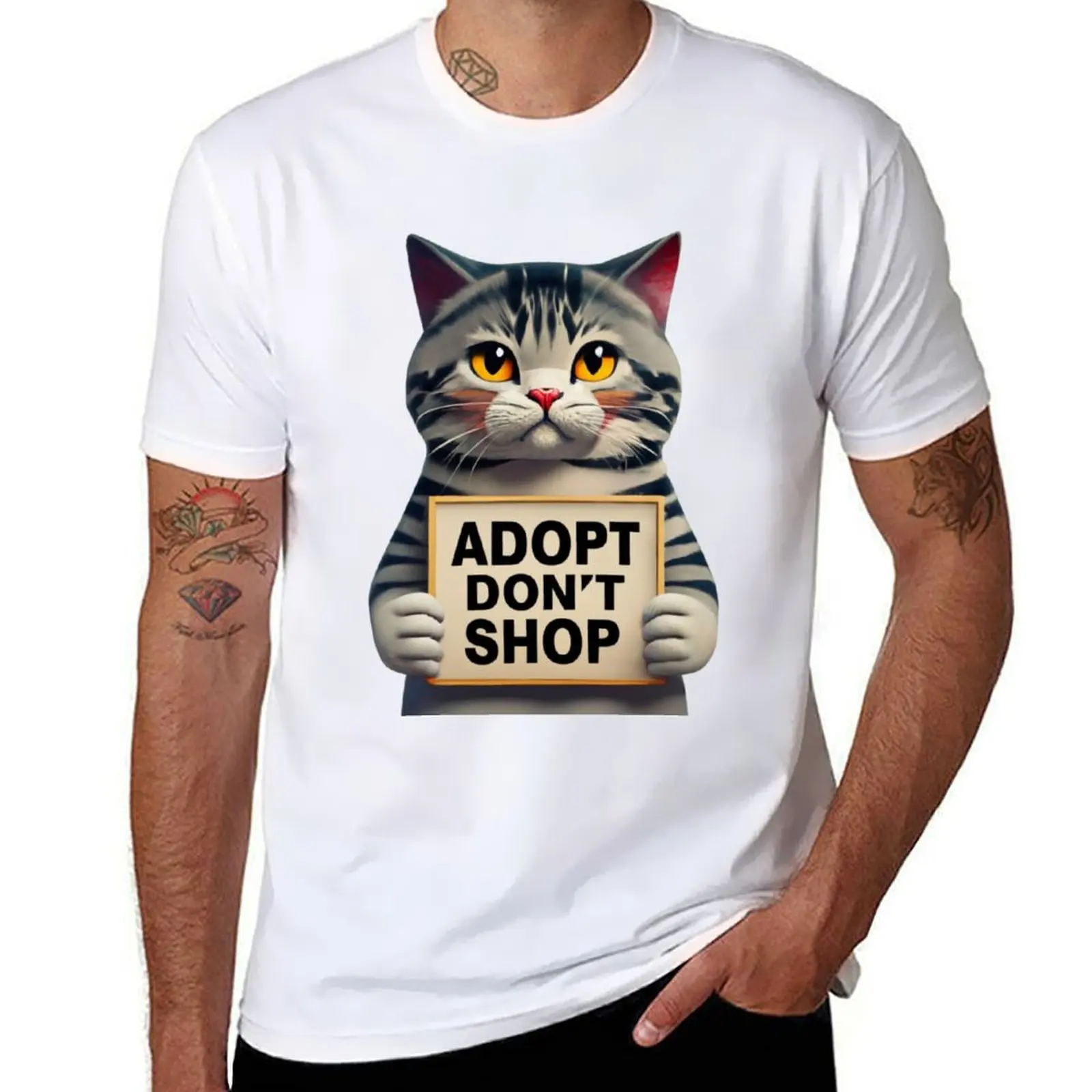 Adopt, Don't Shop! Pet Adoption Rocks T-Shirt Plus Size Solid Color T-Shirt
Adopt, Don't Shop! Pet Adoption Rocks T-Shirt Plus Size Solid Color T-Shirt