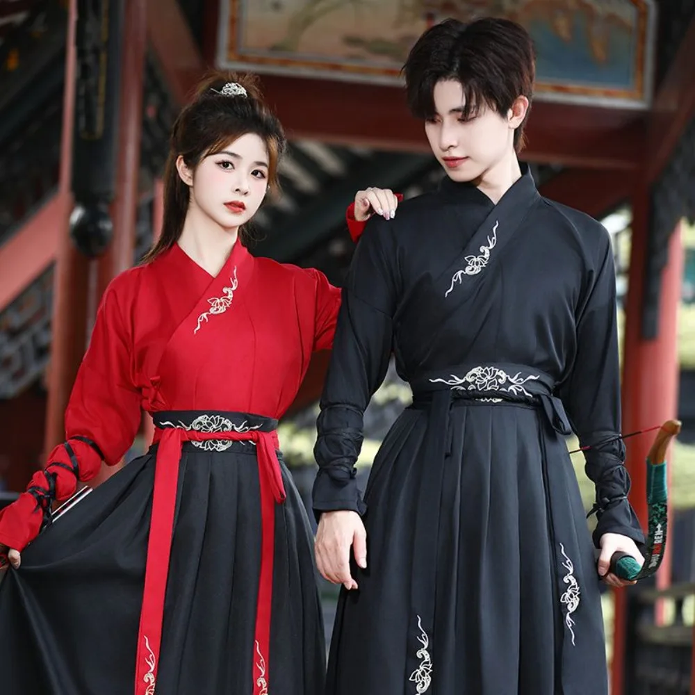 Couple Style Ancient Hanfu for Men & Women, Hero Knight Style, Handsome Hanfu Female and Male Chinese Noble Childe Costume
Couple Style Ancient Hanfu for Men & Women, Hero Knight Style, Handsome Hanfu Female and Male Chinese Noble Childe Costume