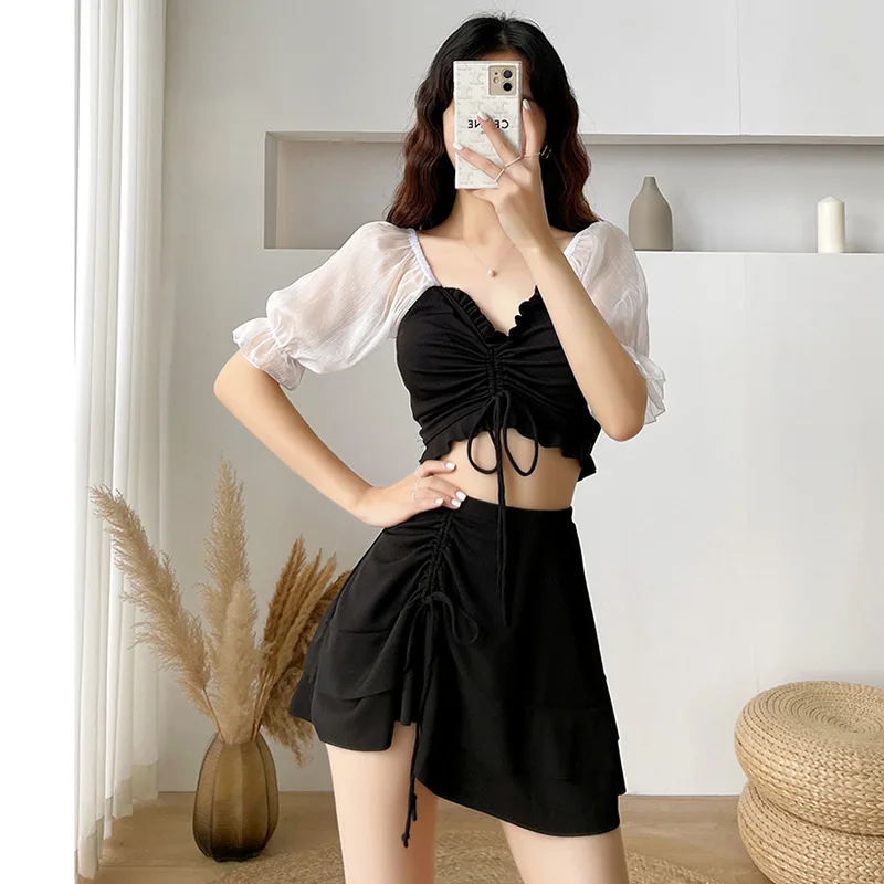 Split Skirt Flat-angle Swimsuit Conservative and Thin Student Gather Korean Version of Small Fresh Hot Spring Swimsuit
Split Skirt Flat-angle Swimsuit Conservative and Thin Student Gather Korean Version of Small Fresh Hot Spring Swimsuit
