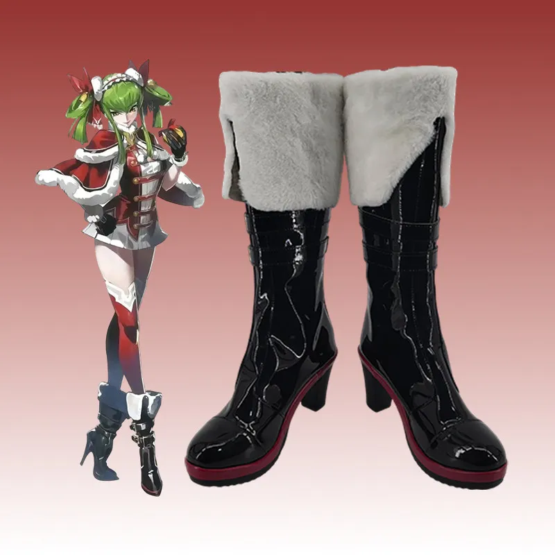 Code Geass: Lelouch of the Rebellion CC Cosplay Shoes CC Christmas High Heels Boots Halloween Carnival Party Halloween Prop
Code Geass: Lelouch of the Rebellion CC Cosplay Shoes CC Christmas High Heels Boots Halloween Carnival Party Halloween Prop