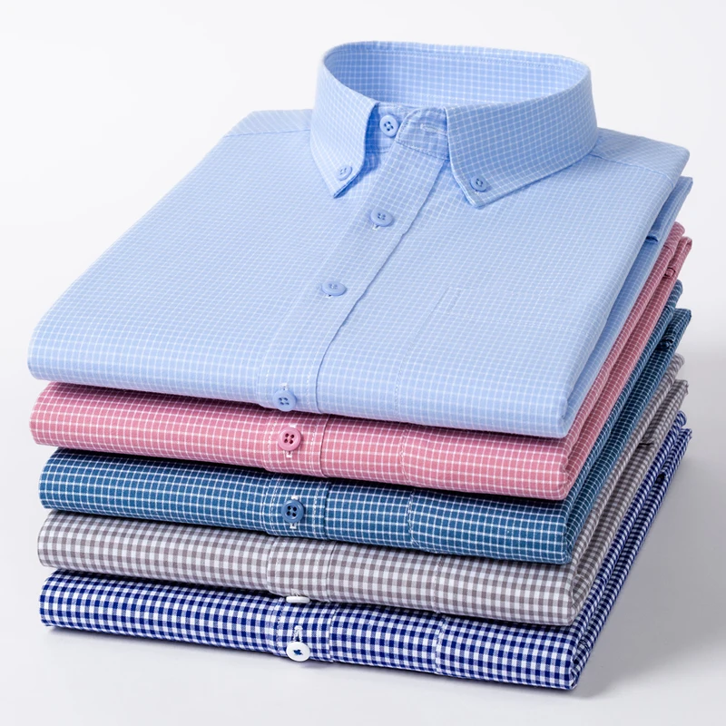 100%cotton houndstooth long sleeve shirts for men slim fit casula plain shirt single pocket plaid fashion elegant clothes
100%cotton houndstooth long sleeve shirts for men slim fit casula plain shirt single pocket plaid fashion elegant clothes