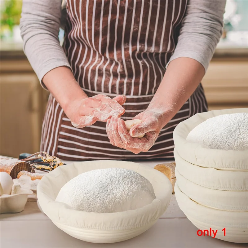 Round Sourdough Proofing Basket Set Bread Making Basket Bread Proofing Basket Set, Sourdough Baking Supplies
Round Sourdough Proofing Basket Set Bread Making Basket Bread Proofing Basket Set, Sourdough Baking Supplies