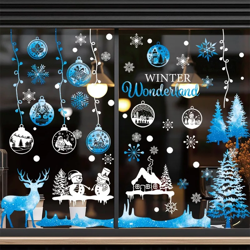 Christmas Window Stickers Reindeer Snowman Static Cling Decals Colorful Glass Decorations for Holiday Home Party
Christmas Window Stickers Reindeer Snowman Static Cling Decals Colorful Glass Decorations for Holiday Home Party