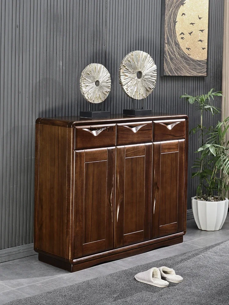 A07 New Chinese Style Solid Wood Shoe Cabinet Modern Minimalist Living Room Storage Organizer Home Entrance Cabinet
A07 New Chinese Style Solid Wood Shoe Cabinet Modern Minimalist Living Room Storage Organizer Home Entrance Cabinet
