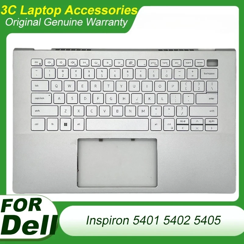 New US Keyboard For Dell Inspiron 5401 5402 5405 Palmrest Upper Cover Top Case with Backlight Keyboard Silver 09TNWY 0867NR
New US Keyboard For Dell Inspiron 5401 5402 5405 Palmrest Upper Cover Top Case with Backlight Keyboard Silver 09TNWY 0867NR