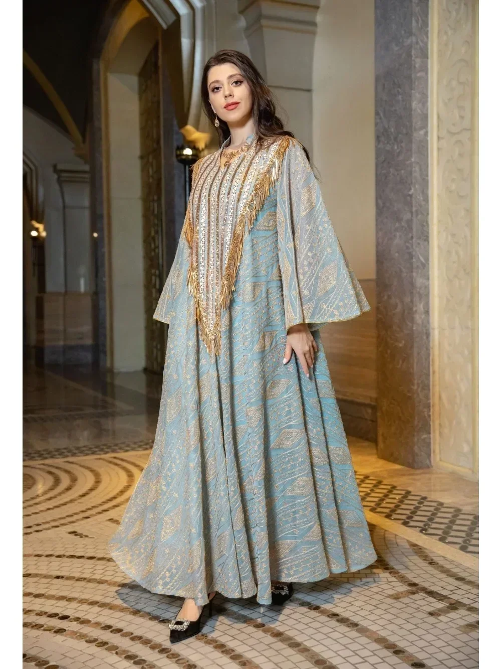 Morocco Party Dress For Women Muslim Abaya Mesh Sequins Jalabiya Dubai Abayas Kaftan Abaya Islam Vestidos Arab Long Robe Autumn
Morocco Party Dress For Women Muslim Abaya Mesh Sequins Jalabiya Dubai Abayas Kaftan Abaya Islam Vestidos Arab Long Robe Autumn