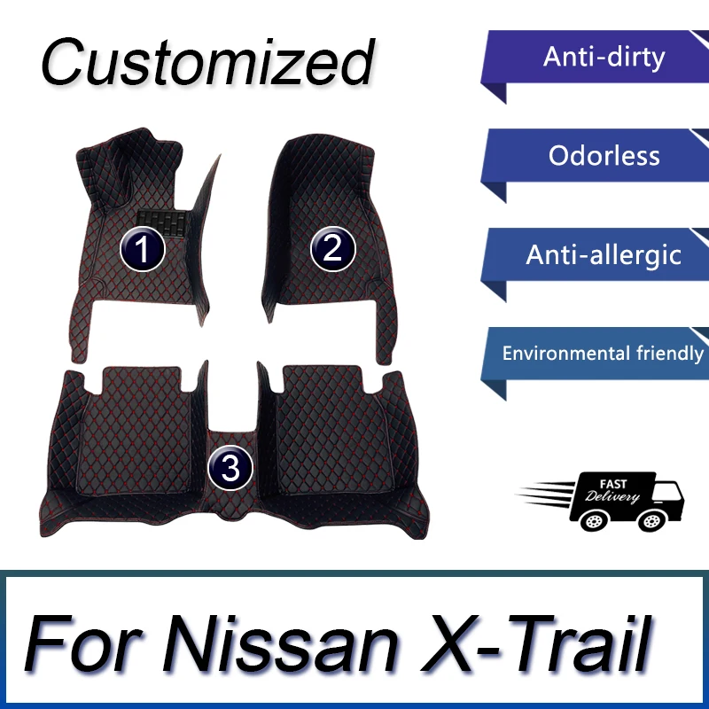 Автомобильные коврики для Nissan Rogue X-Trail X Trail T32 2014 ~ 2020, кожаные коврики, аксессуары для интерьера автомобиля 2015
Автомобильные коврики для Nissan Rogue X-Trail X Trail T32 2014 ~ 2020, кожаные коврики, аксессуары для интерьера автомобиля 2015