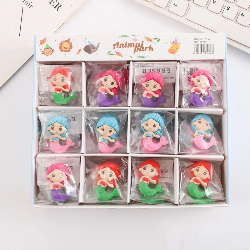 48pcs Disney Mermaid Assembling Erasers Cartoon Students Pencil Erasers Korean Stationery School Supplies Wholesale
48pcs Disney Mermaid Assembling Erasers Cartoon Students Pencil Erasers Korean Stationery School Supplies Wholesale