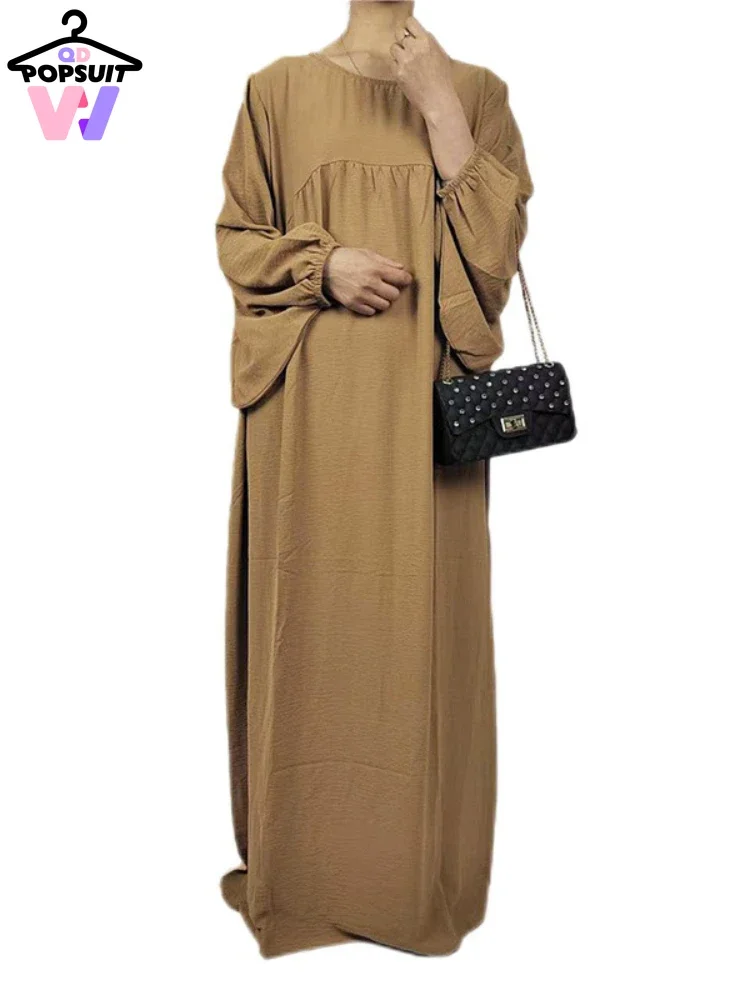 New In Muslim Dress Women Abaya Malaysian Toga Solid Patchwork Pleated Long Sleeves Tighten Cuff Bat Swing Robe Ramadan Dresses
New In Muslim Dress Women Abaya Malaysian Toga Solid Patchwork Pleated Long Sleeves Tighten Cuff Bat Swing Robe Ramadan Dresses