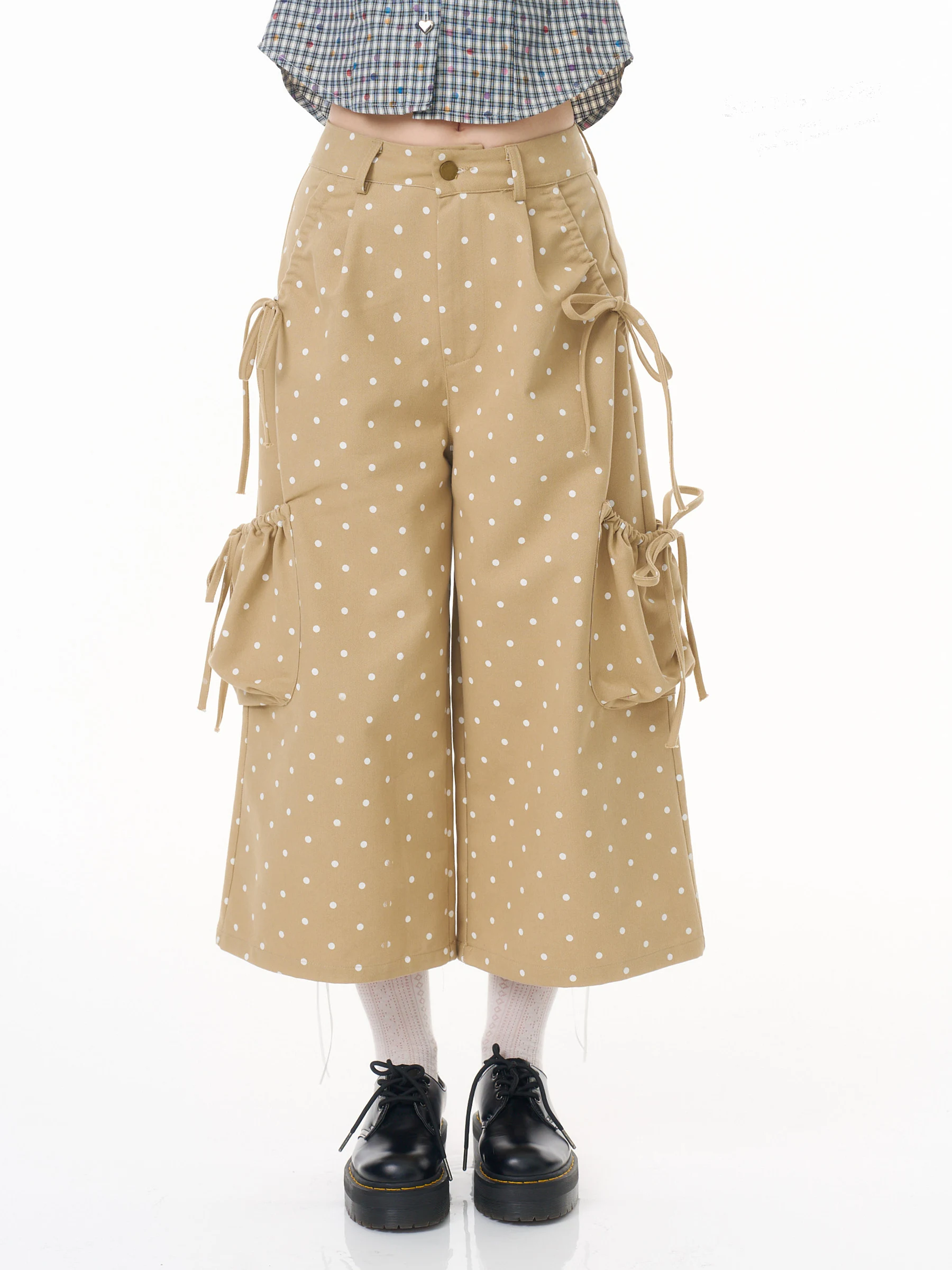 ZiziFei Vintage Gingham Checkered Wide Leg Casual Pants Women's Workwear Cotton Blend Comfortable Fit Spring Season round Dot
ZiziFei Vintage Gingham Checkered Wide Leg Casual Pants Women's Workwear Cotton Blend Comfortable Fit Spring Season round Dot