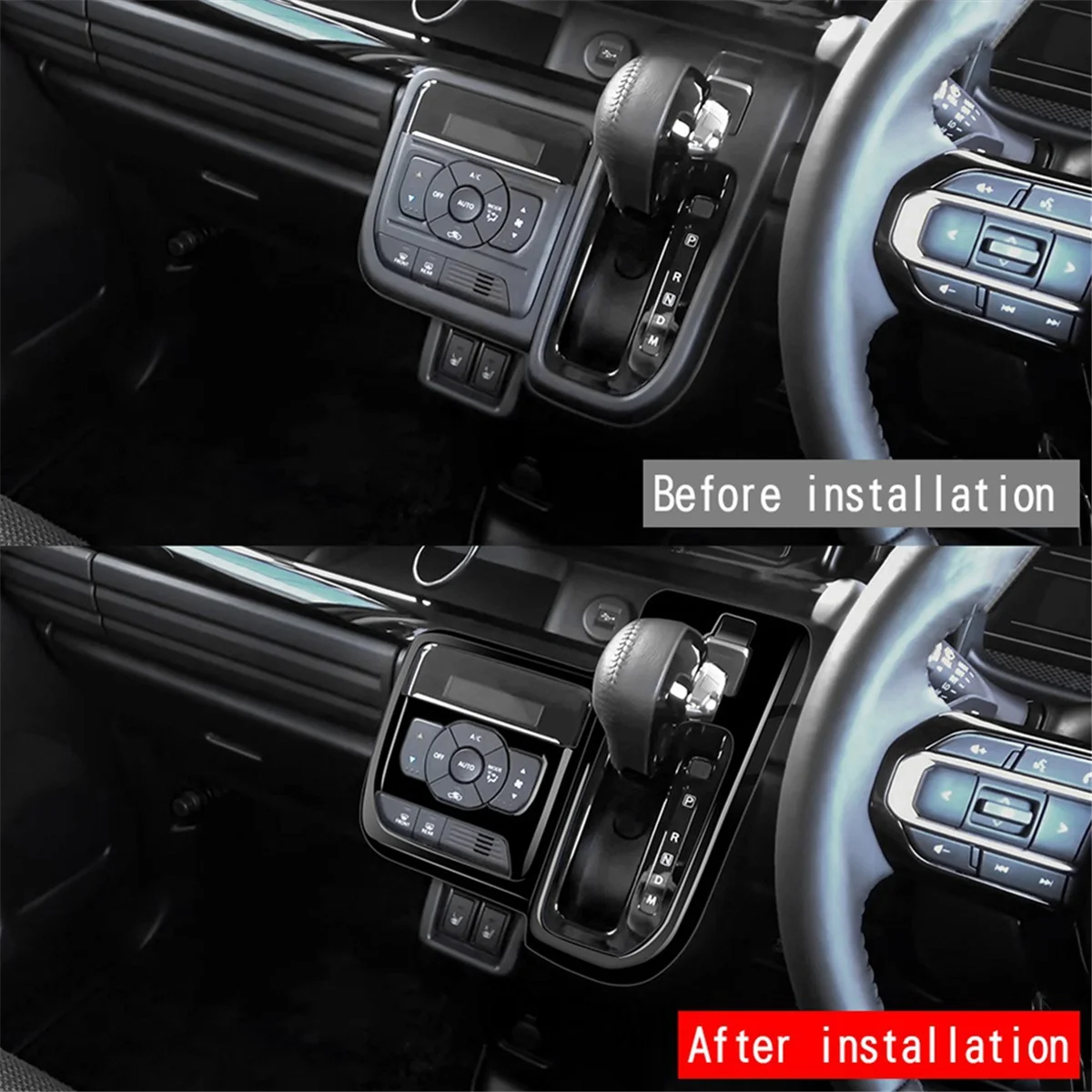 T48C_Car Central Gear Shift Knob Panel Cover Trim Sticker for Suzuki Spacia/Spacia Custom MK04 Series 2024 RHD,B
T48C_Car Central Gear Shift Knob Panel Cover Trim Sticker for Suzuki Spacia/Spacia Custom MK04 Series 2024 RHD,B