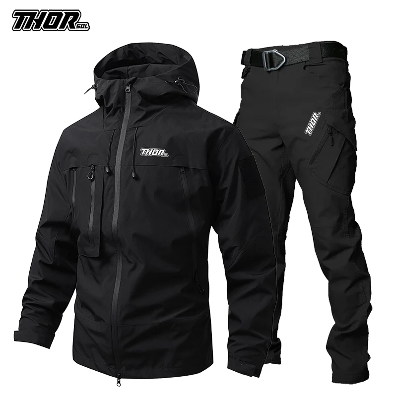 THORSOL Cycling Jacket Set Waterproof Windproof Men Mountain Bike Windbreaker Bicycle Long Pants Male Outdoor Sports Clothing
THORSOL Cycling Jacket Set Waterproof Windproof Men Mountain Bike Windbreaker Bicycle Long Pants Male Outdoor Sports Clothing