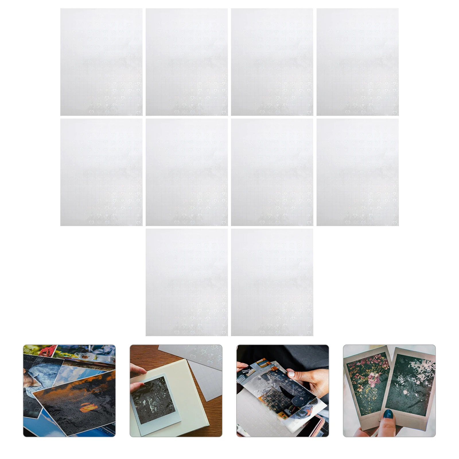 10 Sheets Laser Protective Film Decorative Picture Laminating Laminate Photo Protection for File Waterproof Plastic
10 Sheets Laser Protective Film Decorative Picture Laminating Laminate Photo Protection for File Waterproof Plastic