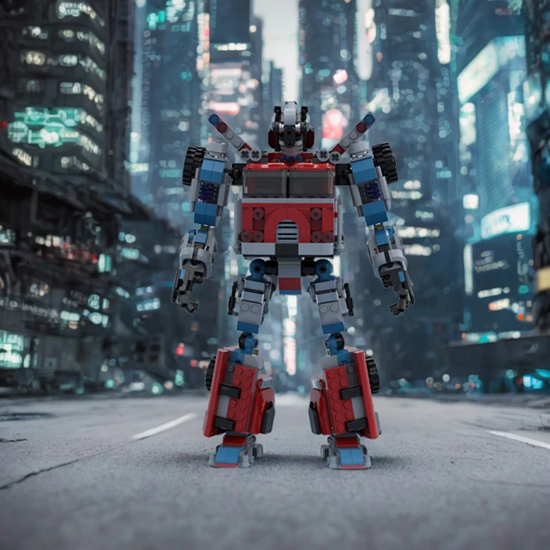 634PCS MOC Optimusrse Prime X Hidden Side Mech Building Blocks Creative DIY Robot World Movie Educational Toy Gift for Kids
634PCS MOC Optimusrse Prime X Hidden Side Mech Building Blocks Creative DIY Robot World Movie Educational Toy Gift for Kids