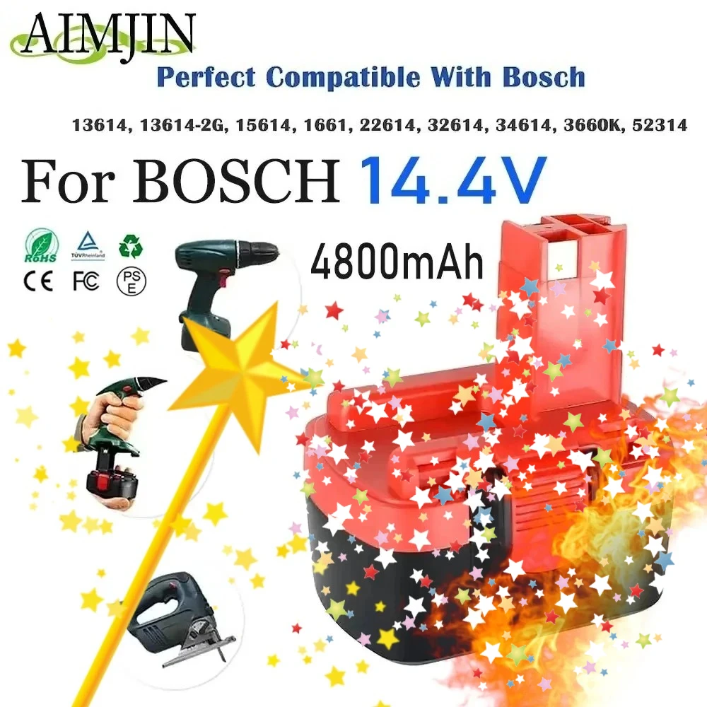 4800mAh battery For bosch 14.4V BAT038 Battery /Charger BAT040, BAT140, GSR 14.4 V, 35614,BAT041 Battery Power Tool
4800mAh battery For bosch 14.4V BAT038 Battery /Charger BAT040, BAT140, GSR 14.4 V, 35614,BAT041 Battery Power Tool