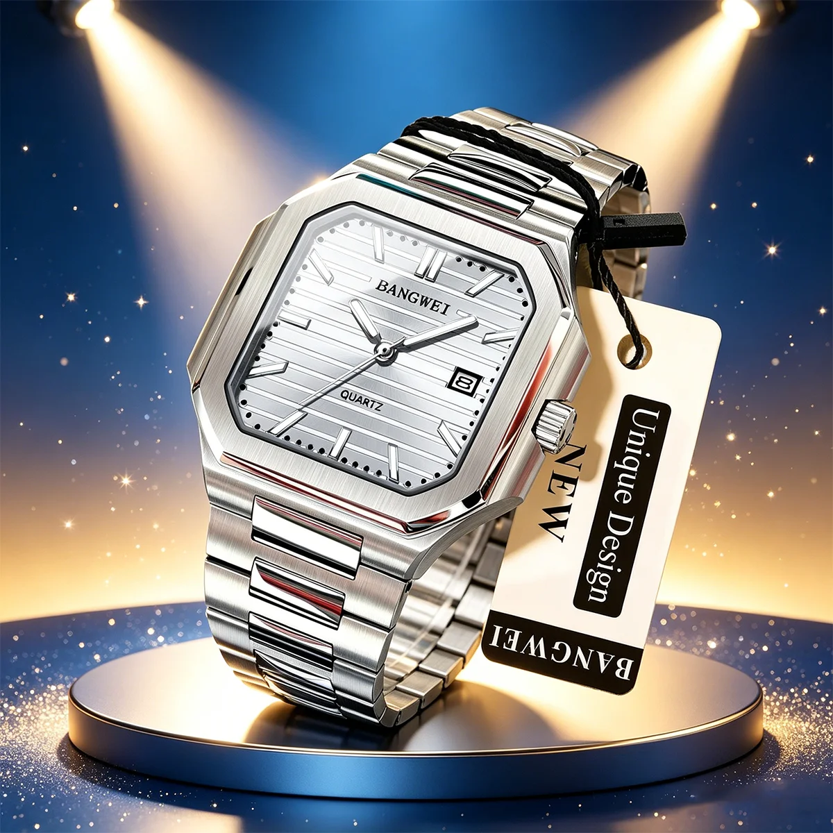 BANGWEI New Fashion Watches For Men Luxury Quartz Wristwatches Luminous Waterproof Stainless steel Men Watch Gifts Reloj Hombre
BANGWEI New Fashion Watches For Men Luxury Quartz Wristwatches Luminous Waterproof Stainless steel Men Watch Gifts Reloj Hombre