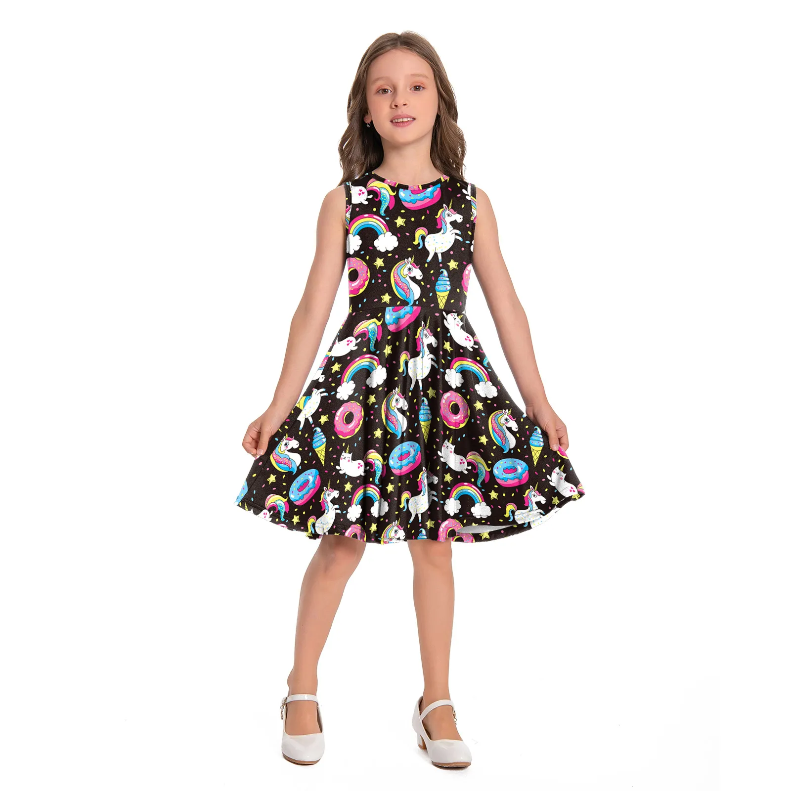 Rainbow Pony Dress for Girls Cartoon Animation Tutu Dress Summer Sleeveless Dress Kids Birthday Party Casual Prom Gown Dress
Rainbow Pony Dress for Girls Cartoon Animation Tutu Dress Summer Sleeveless Dress Kids Birthday Party Casual Prom Gown Dress