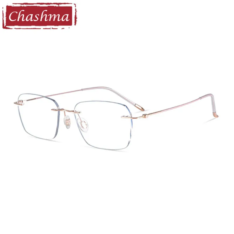 Chashma Women Prescription Glasses Rimless Pure Titanium Men Optical Eyewear Ultra Light Weight Top Quality Screwless Glasses
Chashma Women Prescription Glasses Rimless Pure Titanium Men Optical Eyewear Ultra Light Weight Top Quality Screwless Glasses