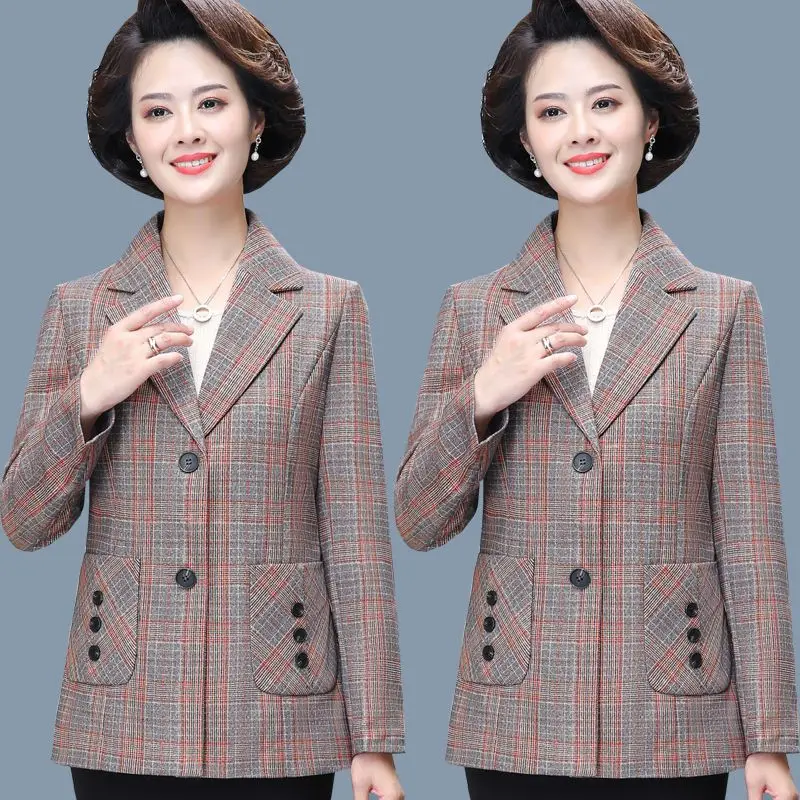 Spring Autumn Plaid Blazer Women Jacket 2024 New Korean Style Slim Long Sleeve Casual Fashion Blazers Suit Coats Woman R58
Spring Autumn Plaid Blazer Women Jacket 2024 New Korean Style Slim Long Sleeve Casual Fashion Blazers Suit Coats Woman R58