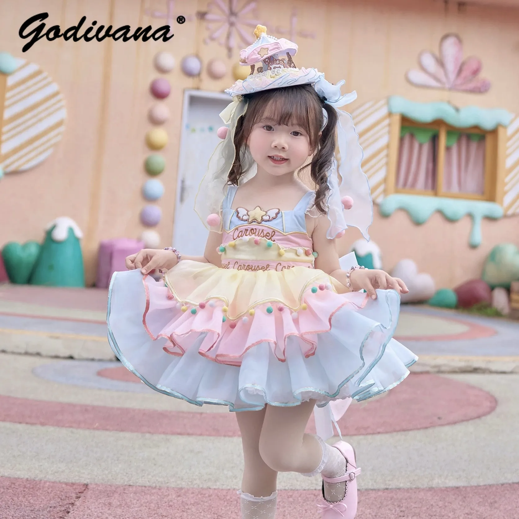 Baby Girls 2026 Summer and Spring New Sweet Cartoon Heavy Lolita Princess Dress Childrens Tulle Birthday Party Casual Tutu Dress
Baby Girls 2026 Summer and Spring New Sweet Cartoon Heavy Lolita Princess Dress Childrens Tulle Birthday Party Casual Tutu Dress