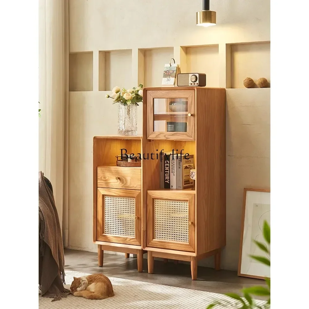 FG44Nordic rattan wine cabinet living room Japanese storage display cabinet simple and modern
FG44Nordic rattan wine cabinet living room Japanese storage display cabinet simple and modern