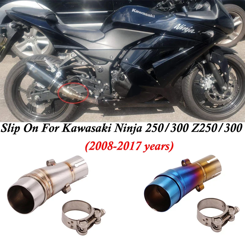 For Kawasaki Z250 Z300 Ninja250 Ninja300 2008-2017 Z250SL Motorcycle Exhaust Link Pipe Connect 51mm Muffler Escape Moto Adapter
For Kawasaki Z250 Z300 Ninja250 Ninja300 2008-2017 Z250SL Motorcycle Exhaust Link Pipe Connect 51mm Muffler Escape Moto Adapter
