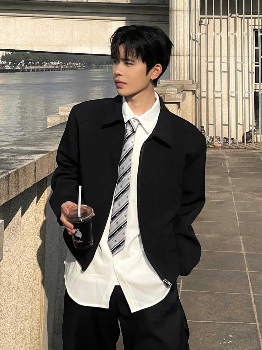 Bla ort Padded oulder Jaet Men's Spring Autumn Cleanfit Collar Busin Adstration Coat Youth Faion Casual Oute...
Bla ort Padded oulder Jaet Men's Spring Autumn Cleanfit Collar Busin Adstration Coat Youth Faion Casual Oute...
