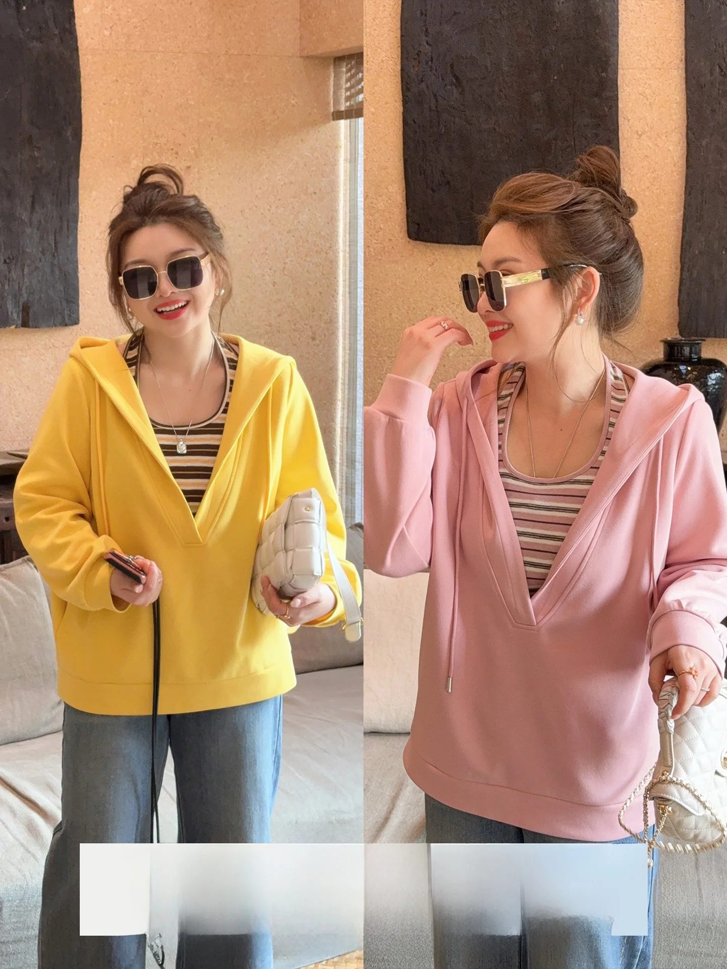 Ladies Casual Heart-Shaped Bouffant Two-Piece Set Neck Hanging Sweatshirt Spring New Style Comfortable Korean Loose Fit Long ...
Ladies Casual Heart-Shaped Bouffant Two-Piece Set Neck Hanging Sweatshirt Spring New Style Comfortable Korean Loose Fit Long ...