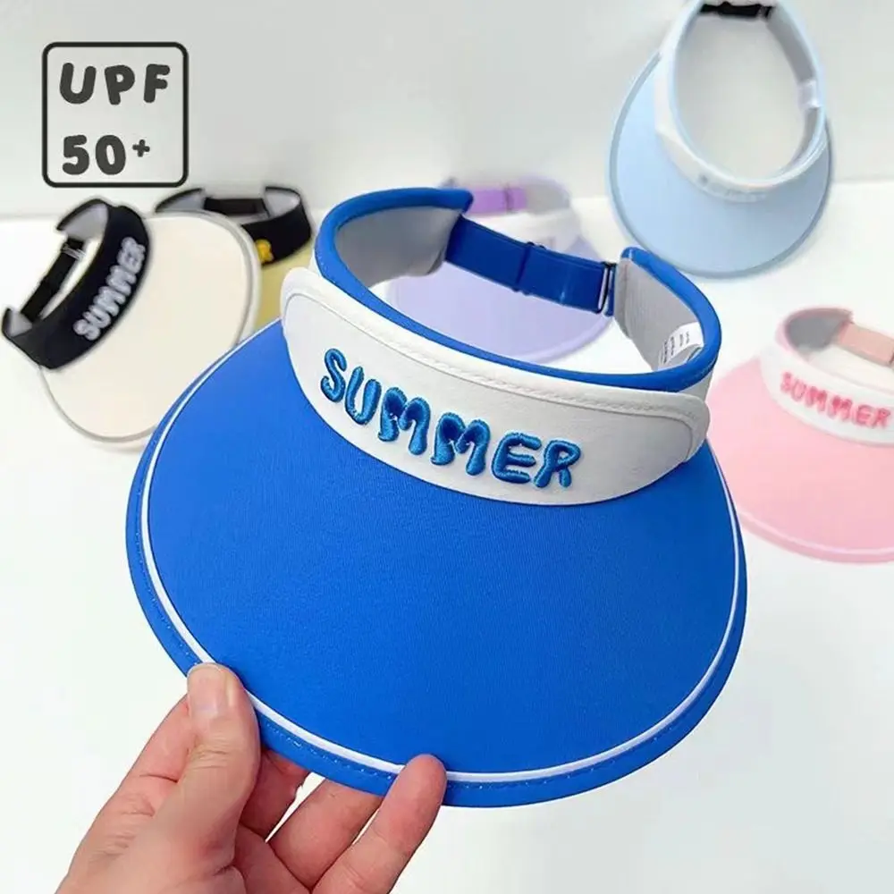 Trendy UPF 50+ Sun Hat Adjustable UV Protection Kids Visor Hats Wide Brim Empty Top Baseball Cap Summer
Trendy UPF 50+ Sun Hat Adjustable UV Protection Kids Visor Hats Wide Brim Empty Top Baseball Cap Summer