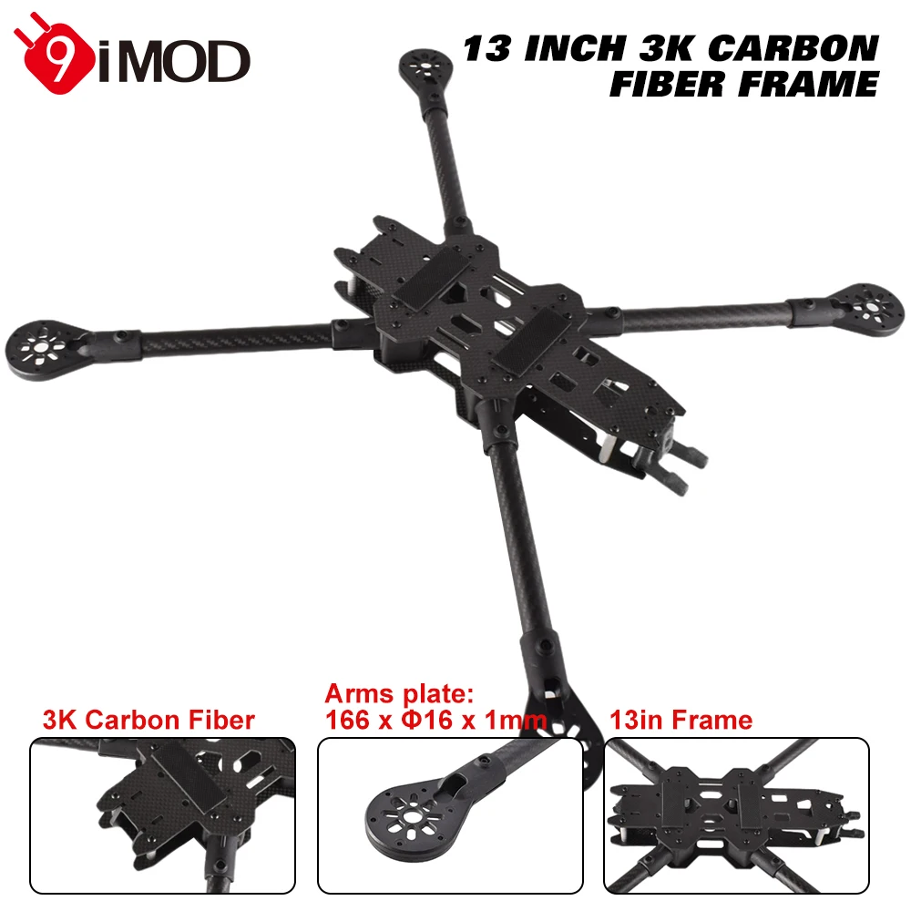 9IMOD 13inch 520mm FPV Freestyle Frame Kit Carbon Fiber Quadcopter Frame with Print Parts For RC DIY FPV Racing Drone
9IMOD 13inch 520mm FPV Freestyle Frame Kit Carbon Fiber Quadcopter Frame with Print Parts For RC DIY FPV Racing Drone