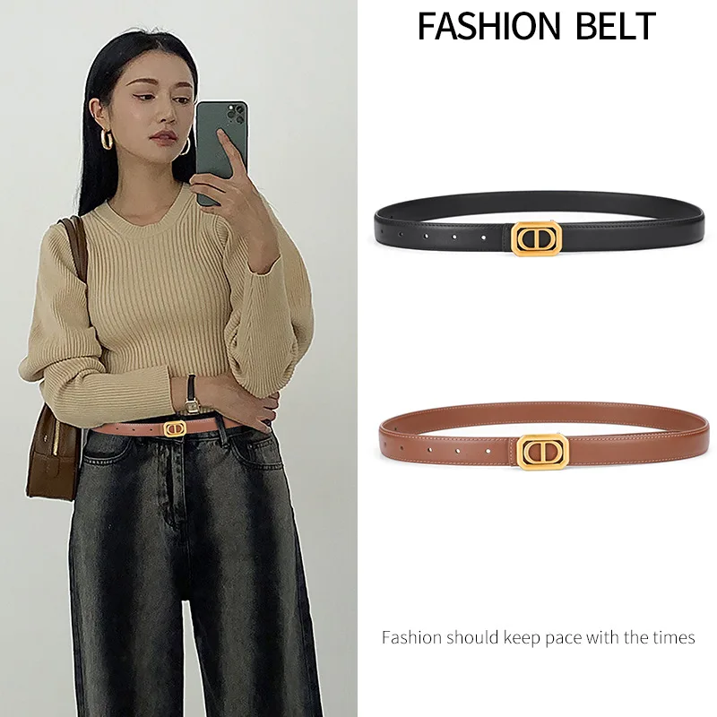 Factory Direct Supply of The New Cow Leather Belt CD Belt Ladies Simple Fashion Cow Leather Belt Womens Luxury Designer Clothes
Factory Direct Supply of The New Cow Leather Belt CD Belt Ladies Simple Fashion Cow Leather Belt Womens Luxury Designer Clothes