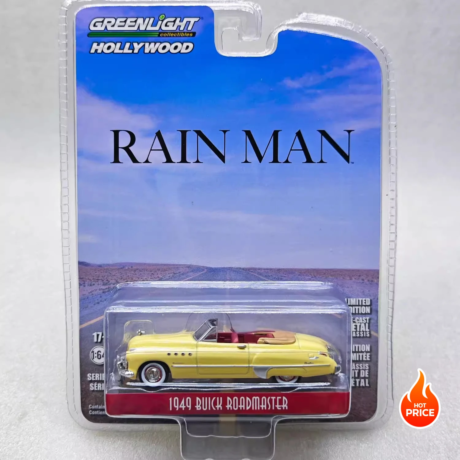 1: 64 «Дождевой человек (1988)» — Charlie Babbitt 1949 Buick Low Sung Convertible 44960-C Advanced Collection Ornament Модели автомобилей
1: 64 «Дождевой человек (1988)» — Charlie Babbitt 1949 Buick Low Sung Convertible 44960-C Advanced Collection Ornament Модели автомобилей