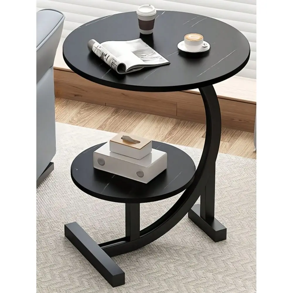 Luxury Solid Wood Circular Coffee Table Modern DoubleLayer Sofa Side Cabinet, Creative Lightweight Luxury Side Table, Chic And
Luxury Solid Wood Circular Coffee Table Modern DoubleLayer Sofa Side Cabinet, Creative Lightweight Luxury Side Table, Chic And