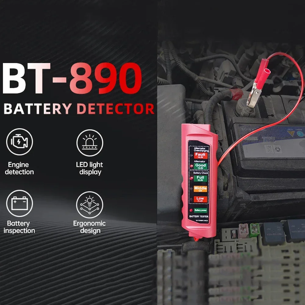 VYOPBC BT-890 Car Battery Inspection Device Digital Display Alternator Tester for Comprehensive Diagnostic Measurements
VYOPBC BT-890 Car Battery Inspection Device Digital Display Alternator Tester for Comprehensive Diagnostic Measurements