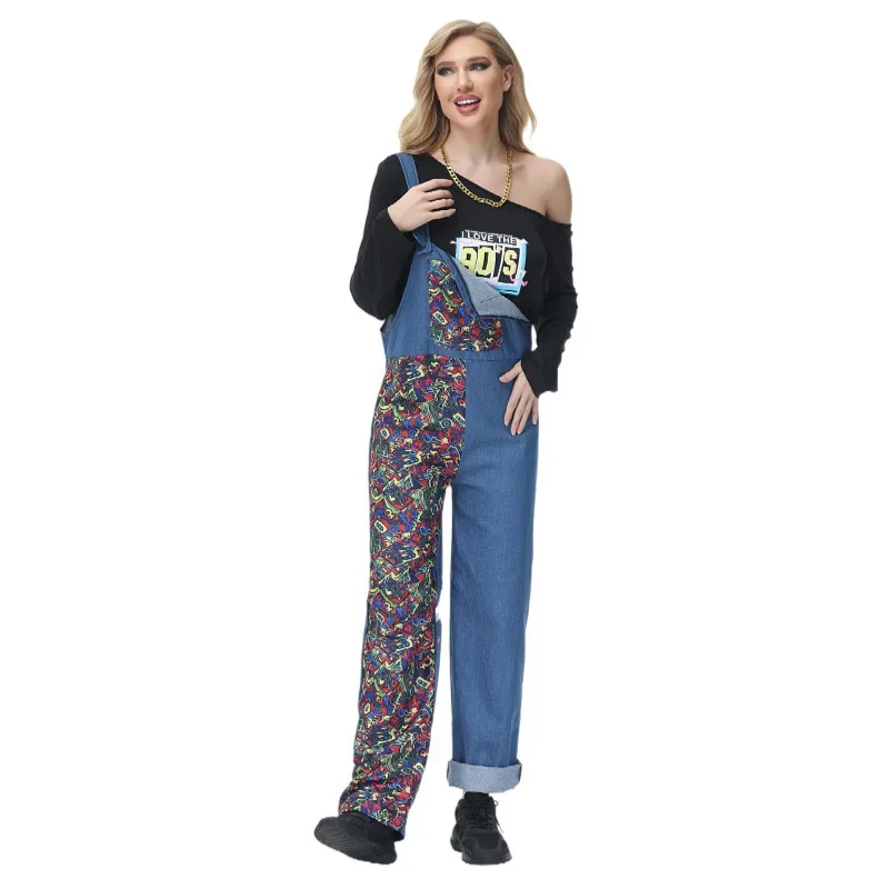 Halloween Couple Costume Mosaic Pants Retro Disco Cosp Outfit Women's Ethnic Wear Stage Performance Traditional Chinese Clothing
Halloween Couple Costume Mosaic Pants Retro Disco Cosp Outfit Women's Ethnic Wear Stage Performance Traditional Chinese Clothing