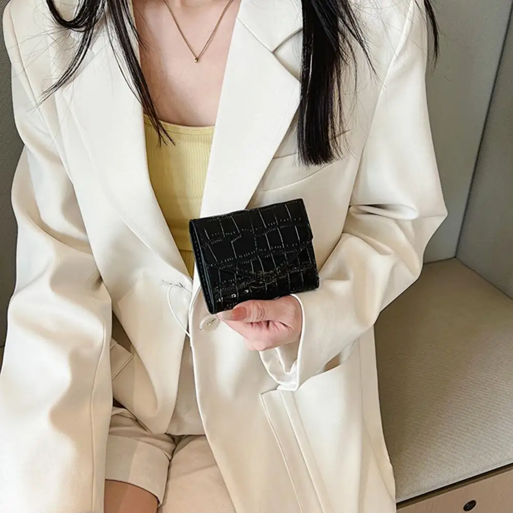 Snap Closure Wallet Hardware Wallet Stone Texture Women's Wallet with Multi Card Slots Compact Mini Purse Solid for Stylish
Snap Closure Wallet Hardware Wallet Stone Texture Women's Wallet with Multi Card Slots Compact Mini Purse Solid for Stylish