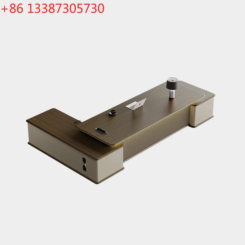 Boss desk, chairperson's office furniture, light luxury and high-end sense
Boss desk, chairperson's office furniture, light luxury and high-end sense