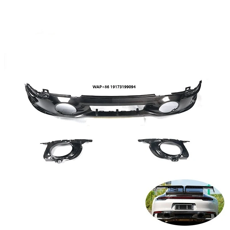 Langyu Car Modifaction Accessories Rear Lip Dry Carbon Fiber Rear Bumper Lip for 911 992 OEM Sport Style Rear Diffuser
Langyu Car Modifaction Accessories Rear Lip Dry Carbon Fiber Rear Bumper Lip for 911 992 OEM Sport Style Rear Diffuser